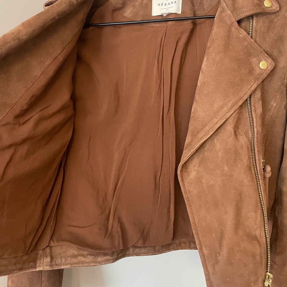 Sezane Zig Leather Jacket - image 7